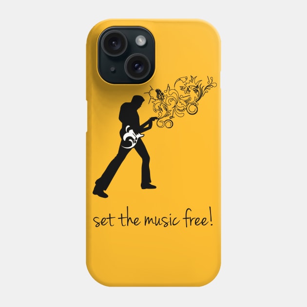 Set the music free! Phone Case by Starbuck1992