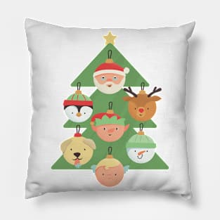 Cute Christmas Tree Pillow