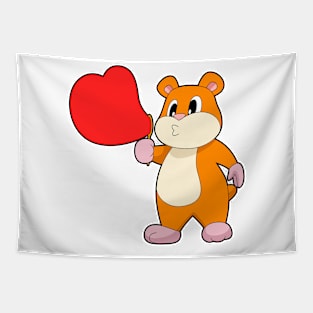 Hamster Heart Soap bubbles Tapestry