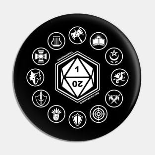 Dungeons and Dragons Classes Pin