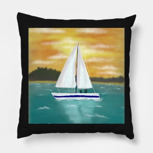 Sailing 2 Pillow