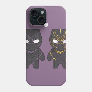 Brotherly love: Black Panther 🖤 Golden Jaguar Phone Case