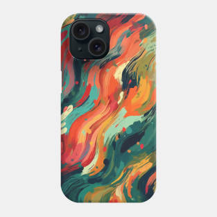 Acrylic Brush Stroke - Modern Art Pattern Design Phone Case