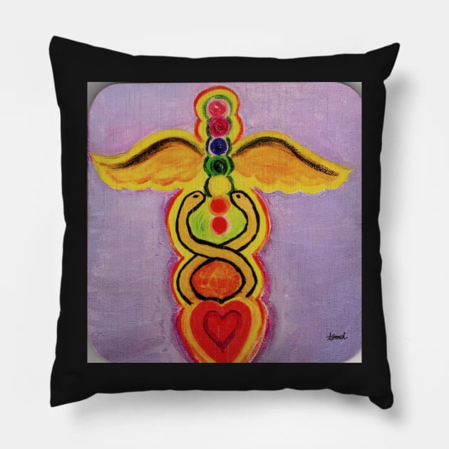 I Am Healed Pillow by anufrench