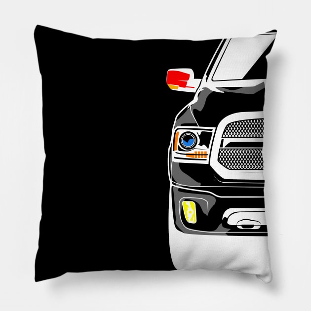 Dodge RAM Truck Pillow by EtyazaForez