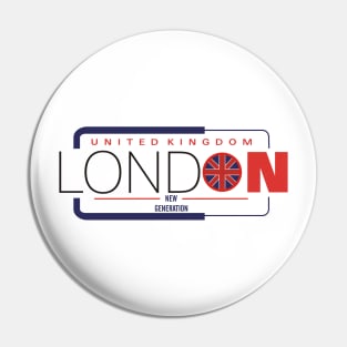 LONDON SHIRT DESIGN Pin