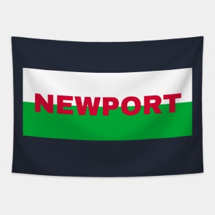 Newport City in Wales Flag Tapestry