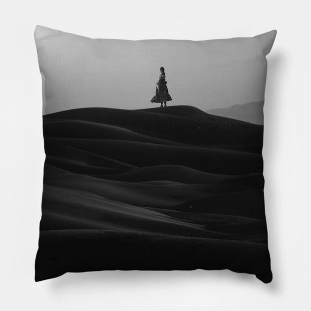 Monochrome Savior Pillow by FrankMoth