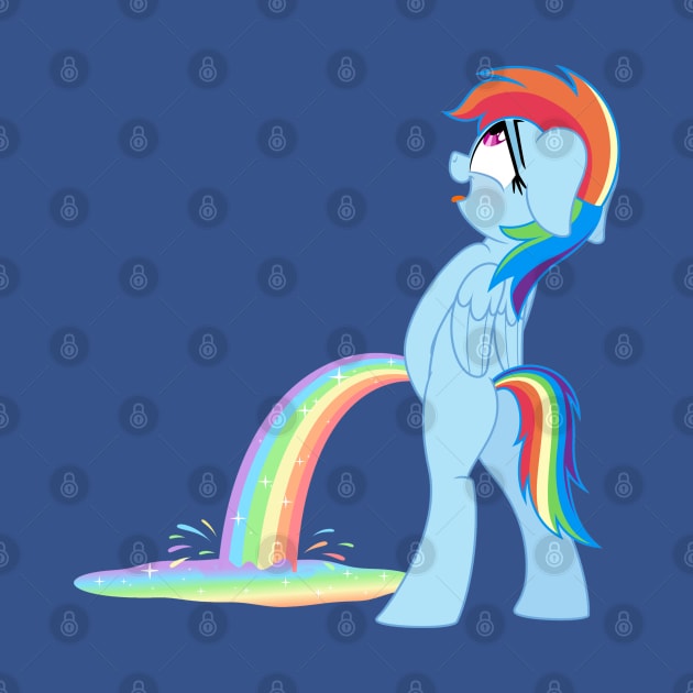 Rainbow Splash Pee Parody by ThisOnAShirt