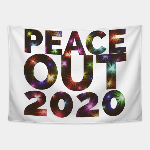 Peace Out 2020 Tapestry by EMP