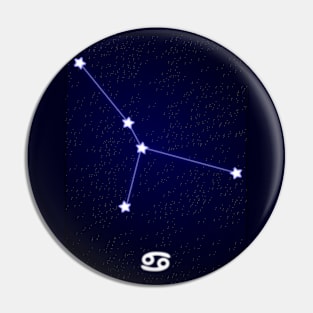 Cancer Constellation Pin