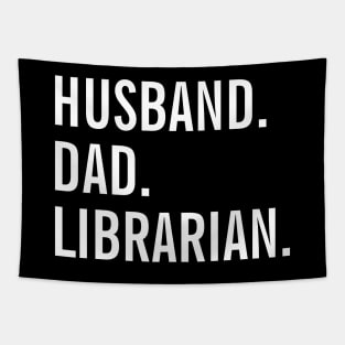 Husband Dad Librarian Tapestry