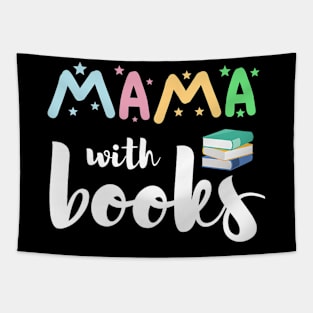 Womens Mum With Books Gift Mother Reading Literature Tapestry