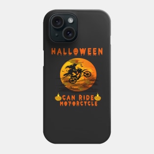 Halloween Witches With Hitches Riding Motorcycle Funny T-Shirt for men and women Phone Case