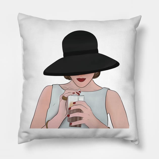 Meredith Blake Pillow by Thelunarwoodco