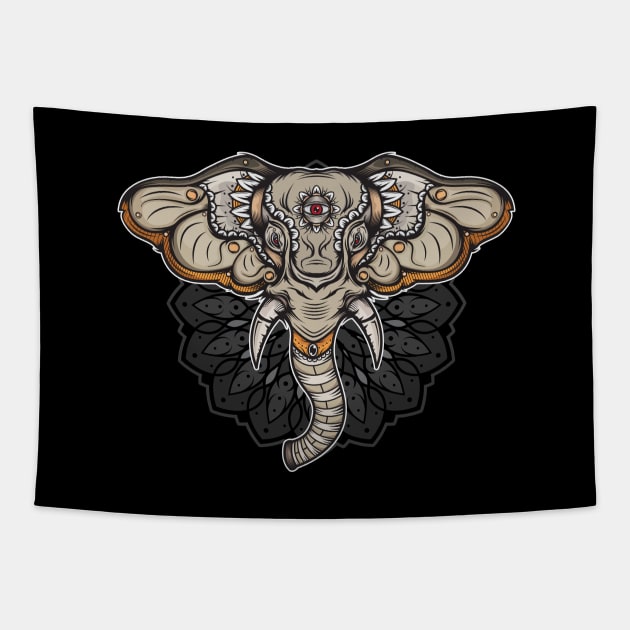 Elephant Tapestry by TambuStore