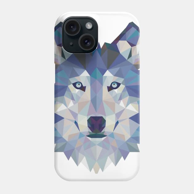 Geometric Arctic Fox Phone Case by TheBossBabe