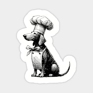 Dog as a chef Magnet