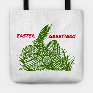 Easter Bunny Easter Greetings Tote