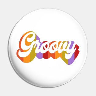 Groovy Text Pin