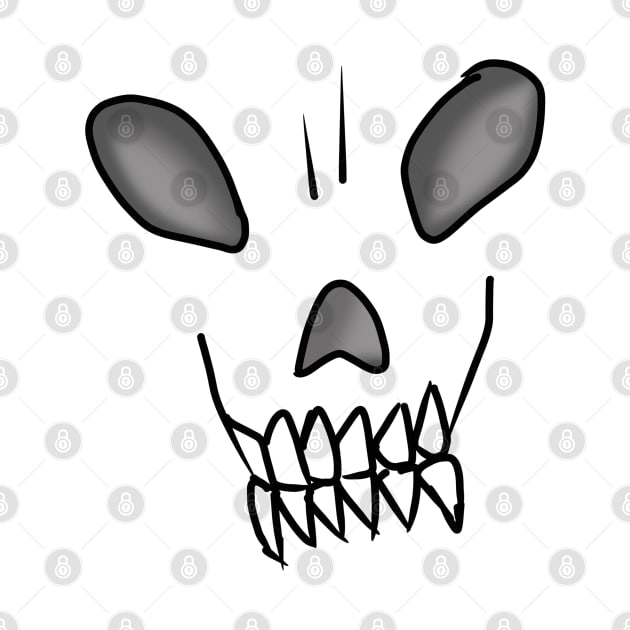 Doodle skull by Artdoki