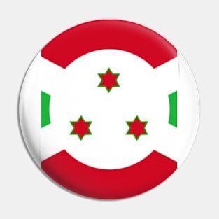 Marching Forward: Burundi's Flag as a Beacon of Progress Pin