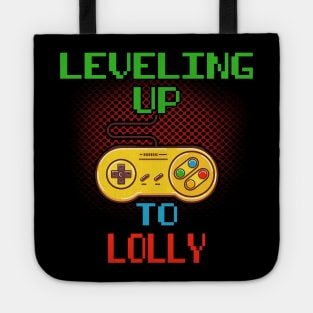 Promoted To LOLLY T-Shirt Unlocked Gamer Leveling Up Tote