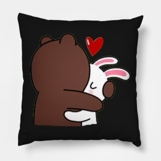 brown and cony Pillow