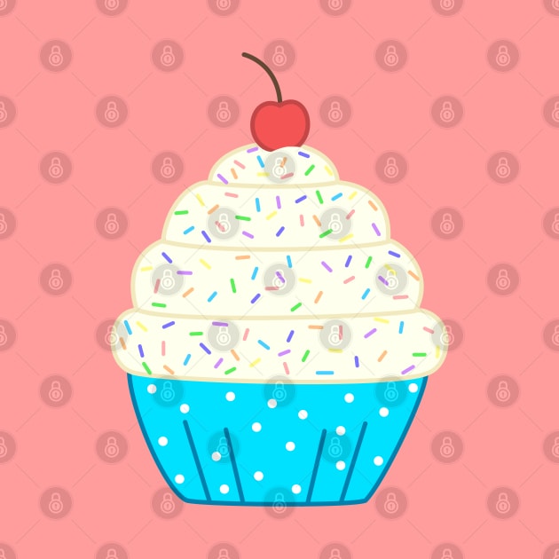 Vanilla Cupcake by Megan Noble