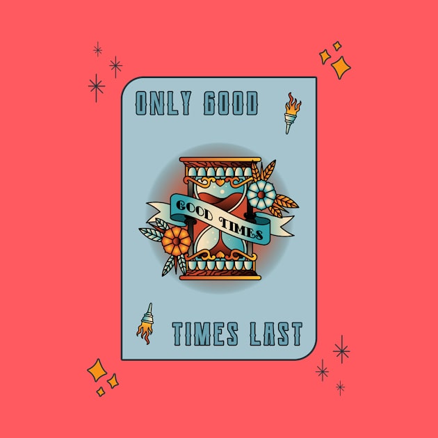 Good Times Poker Card Gambler Tattoo by Tip Top Tee's