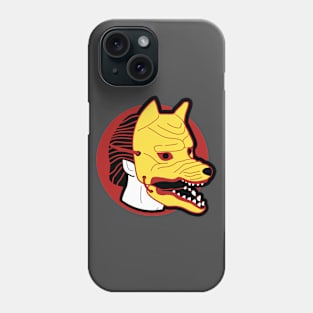 Japanese fox mask Phone Case