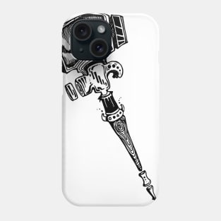 Hammer abstract Phone Case