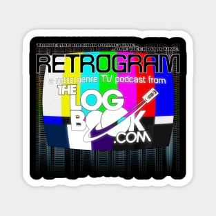 Retrogram Color Bars & Logo Magnet