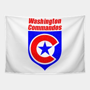 Defunct Washington Commandos AFL Football 1987 Tapestry