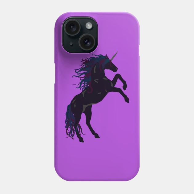 Gothic Unicorn Phone Case by PeregrinusCreative