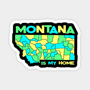 USA state: Montana Magnet