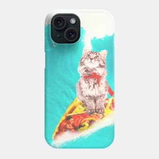 Kitty Cat Surfing Taco Phone Case