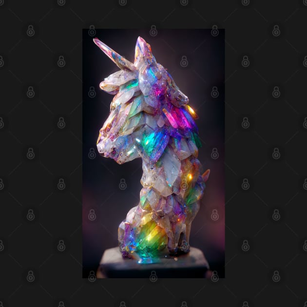 Unicorn crystal art by ai1art