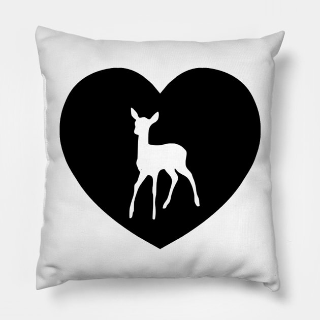 Doe Love | I Heart... Pillow by gillianembers