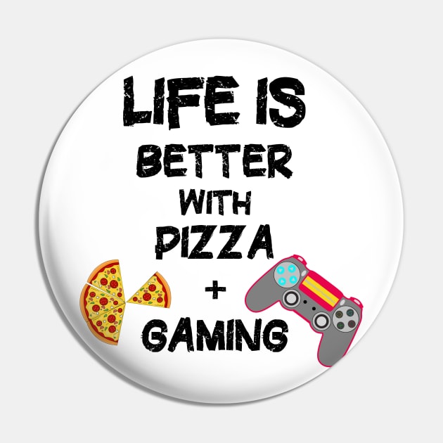 Life is Better with Pizza and Gaming. Pin by PlanetMonkey