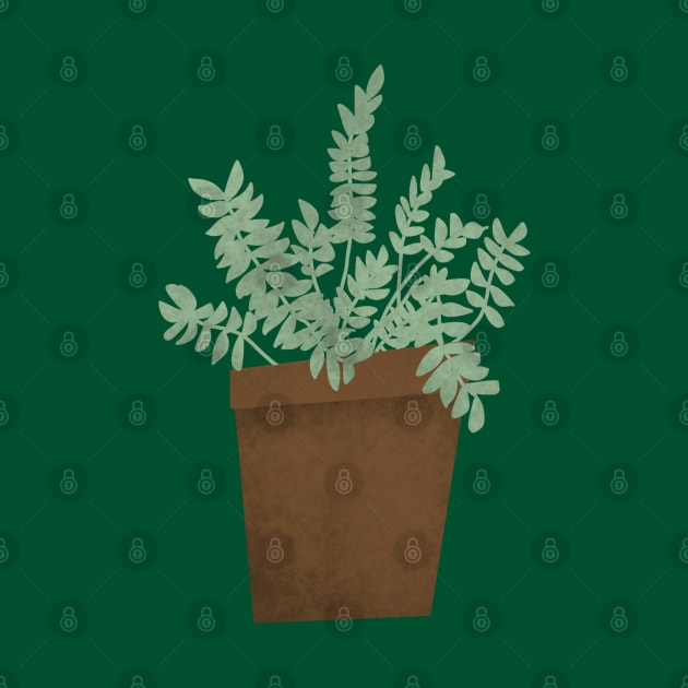 Potted Fern by meadowstudioandco