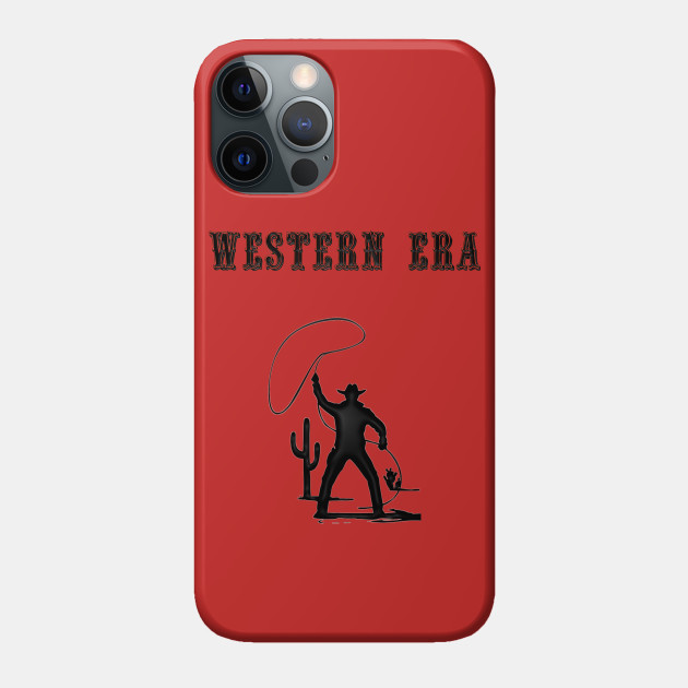 Western Era - Cowboy with Lasso 2 - Cowboy With Lasso - Phone Case