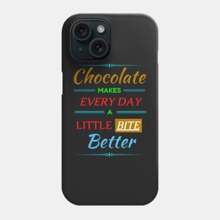 A Little Bite of Chocolate Phone Case