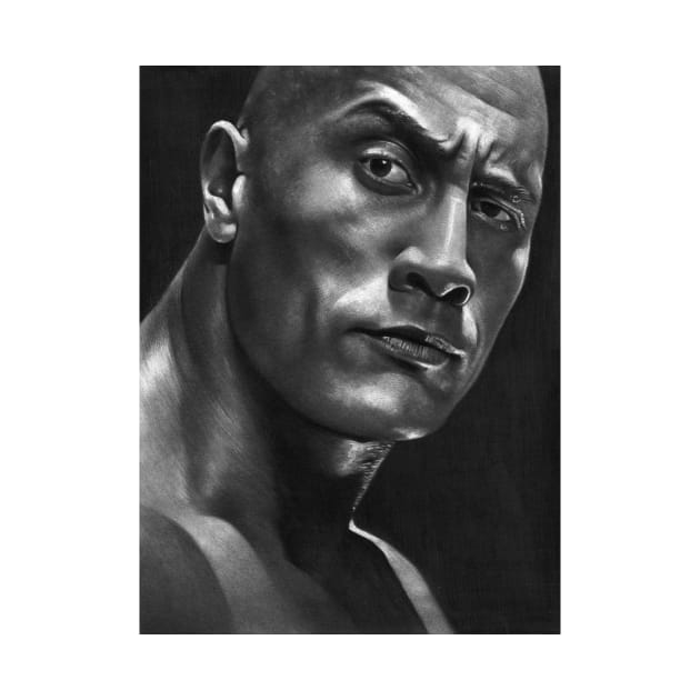 Dwayne Johnson the rock by korobovart