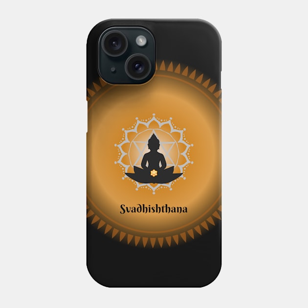 Svadhishthana, Sacral Chakra. Meditative, Mindfulness. Phone Case by Anahata Realm