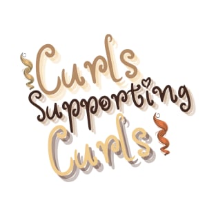 Curls Supporting Curls v15 T-Shirt