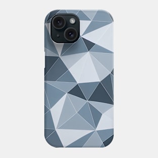 Abstract low poly triangle seamless pattern Phone Case