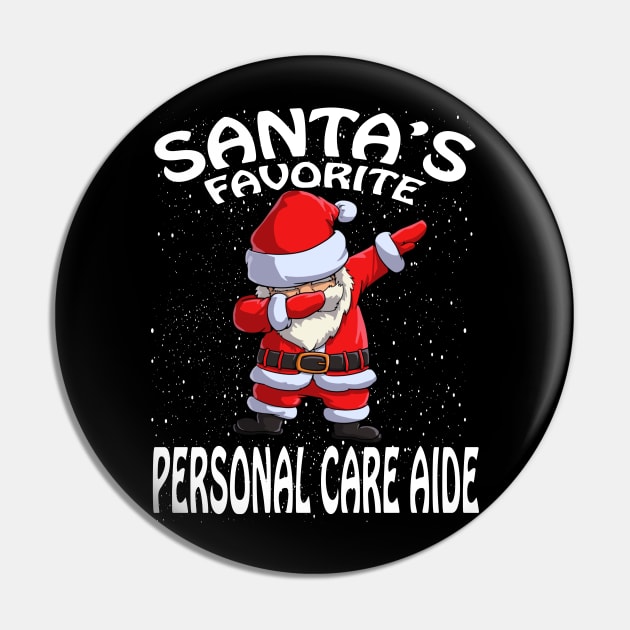 Santas Favorite Personal Care Aide Christmas Pin by intelus