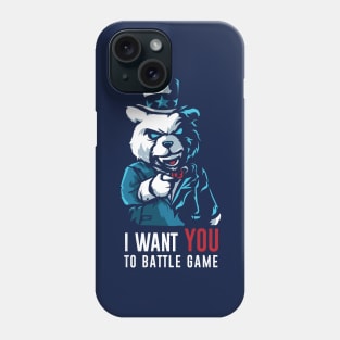 bear gamer Phone Case