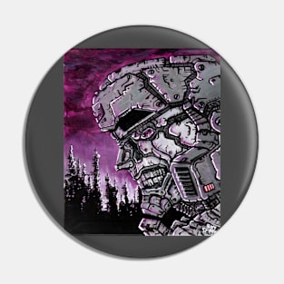 Megs Portrait Pin